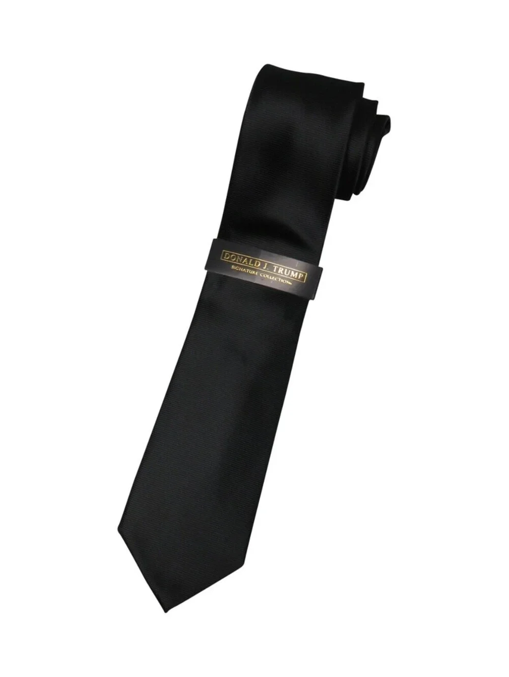 Donald J. Trump black ribbed